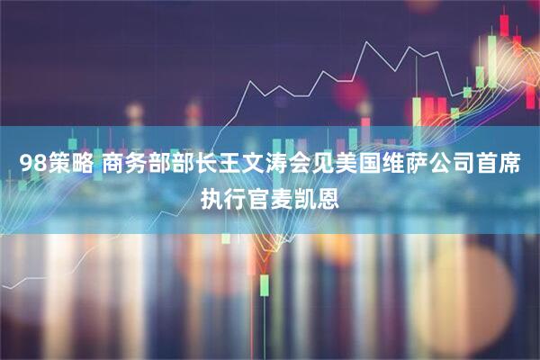 98策略 商务部部长王文涛会见美国维萨公司首席执行官麦凯恩